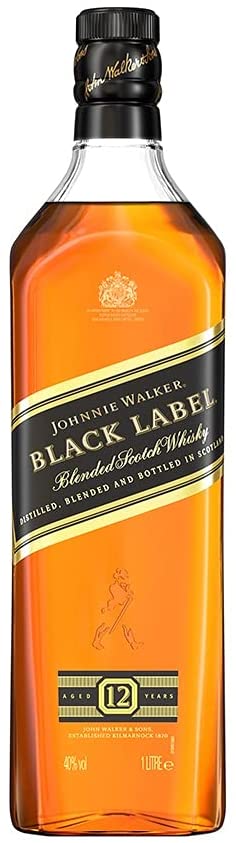 Whisky Johnnie Walker Black Label A Os Litro Michollo