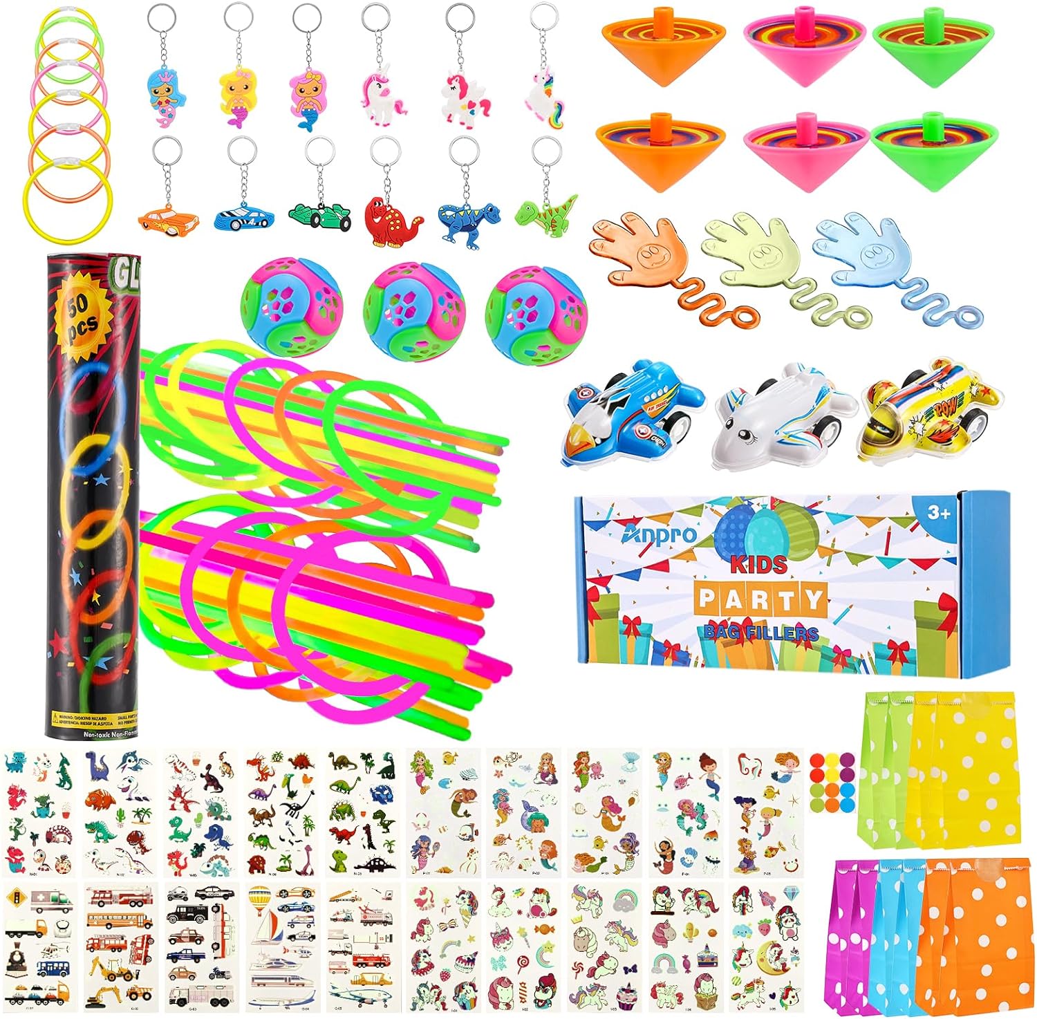 Rainmae 16 Bolsas De Recuerdos De Fiesta Para Bebé, Suministros Para Ninas Con Asas De Golosinas Para Ninas Decoraciones De Fiesta De Cumpleanos