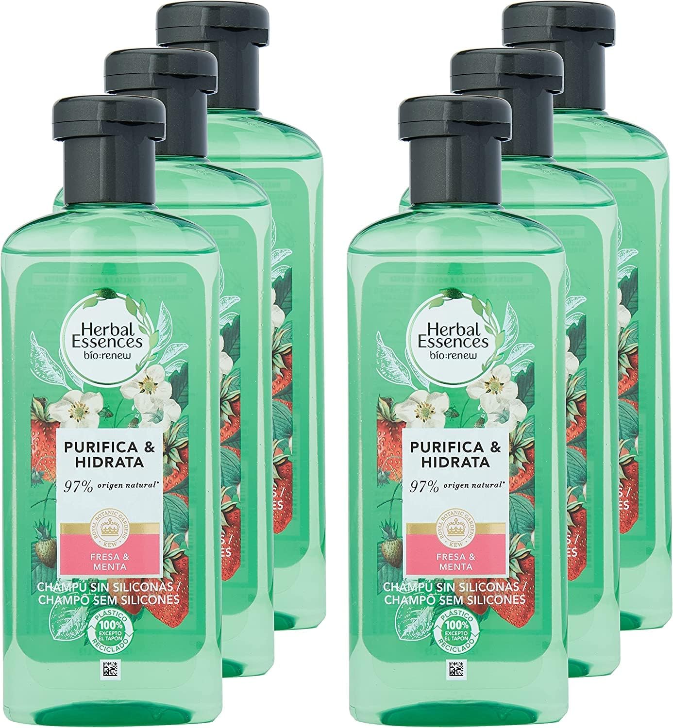 Herbal Essences Bio Renew Champú Fresa y Menta