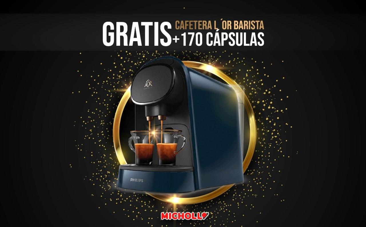 Cafetera L'OR Barista + 170 Cápsulas