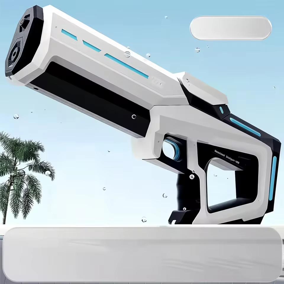 Pistola de agua automática con función de disparo continuo, pistola de agua eléctrica con Pistola de agua automática con función de disparo continuo, pistola de agua eléctrica con
