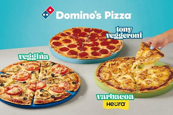 domino's pizza para veganos