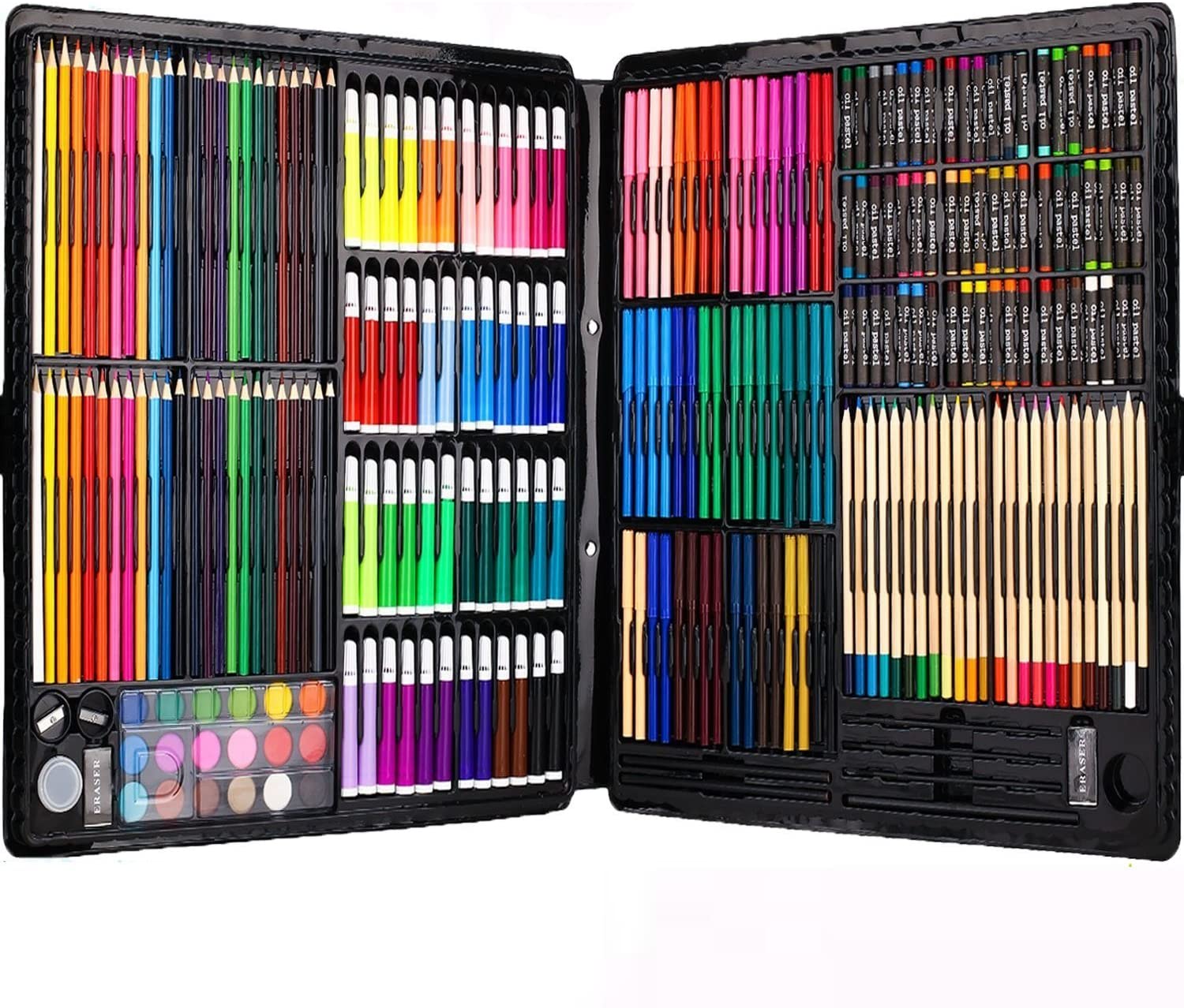 Set Lapices De Colores 68 Piezas Arte Marcadores Plumon Kit