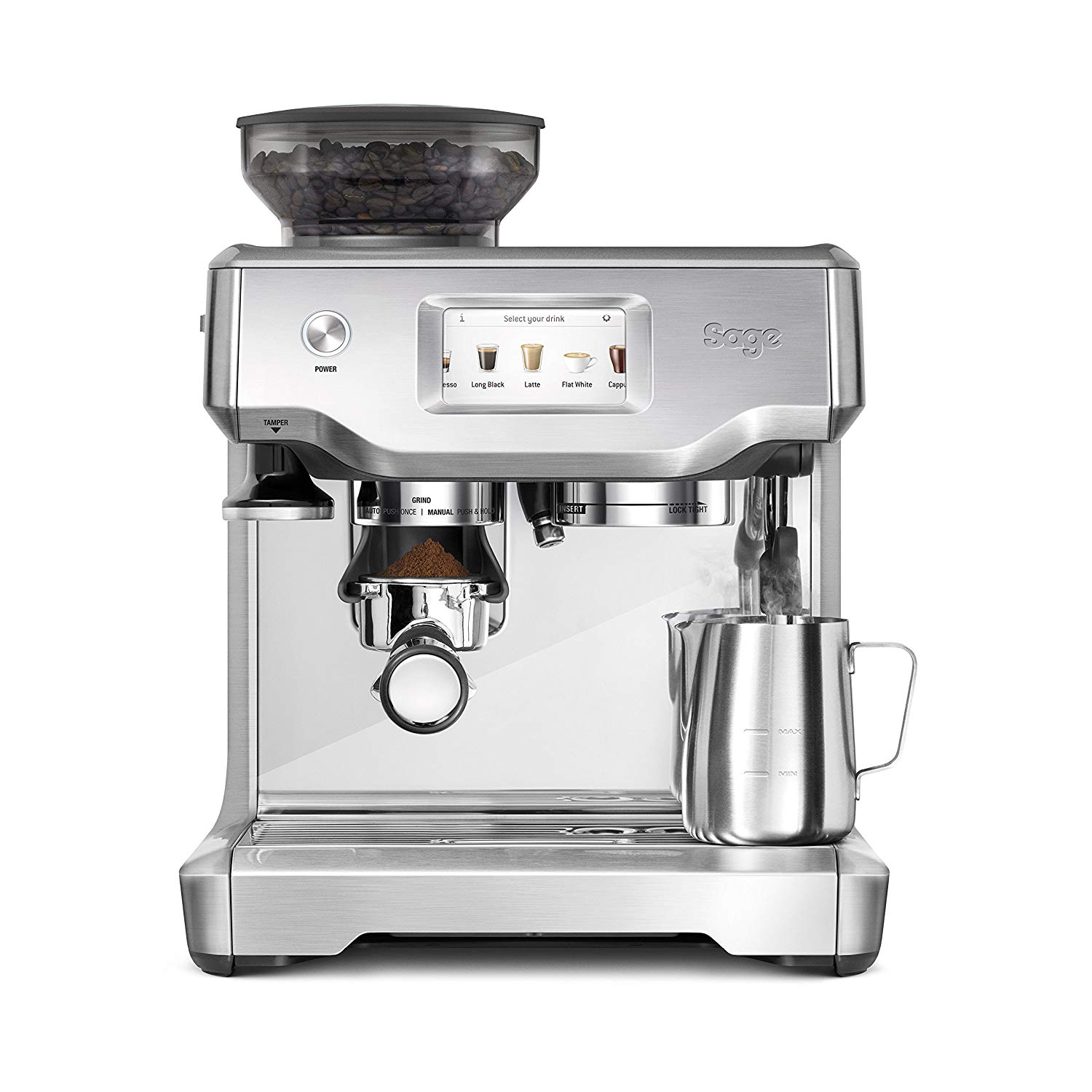 Cafetera Expresso SAGE SES880BSS the Barista Touch