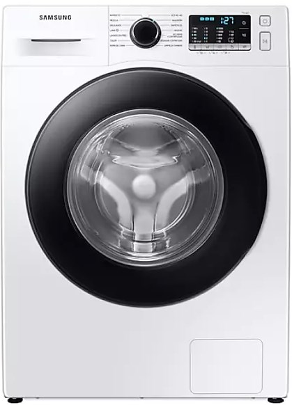 Lavadora carga frontal  Samsung WW80TA026AE/EC, 8 kg, 1200 rpm,  EcoBubble™, Programas de vapor, Blanco