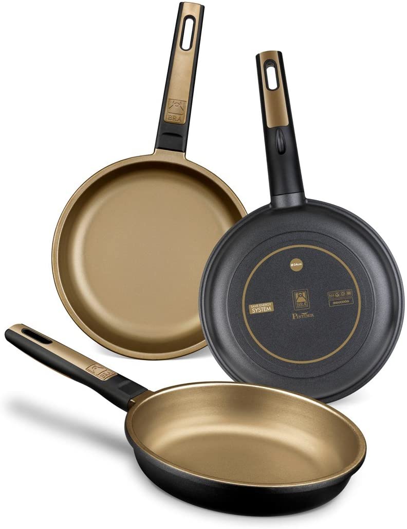 Set de 3 sartenes aluminio fundido BRA Terra »