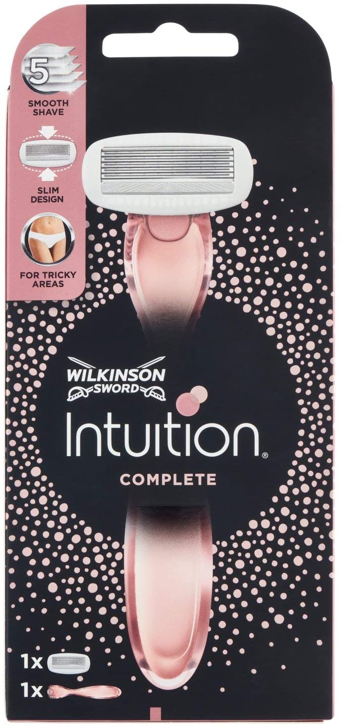 Kit De Afeitado Wilkinson Sword Intuition Complete Mini Para Mujer ¡con Estuche De Viaje Incluido!