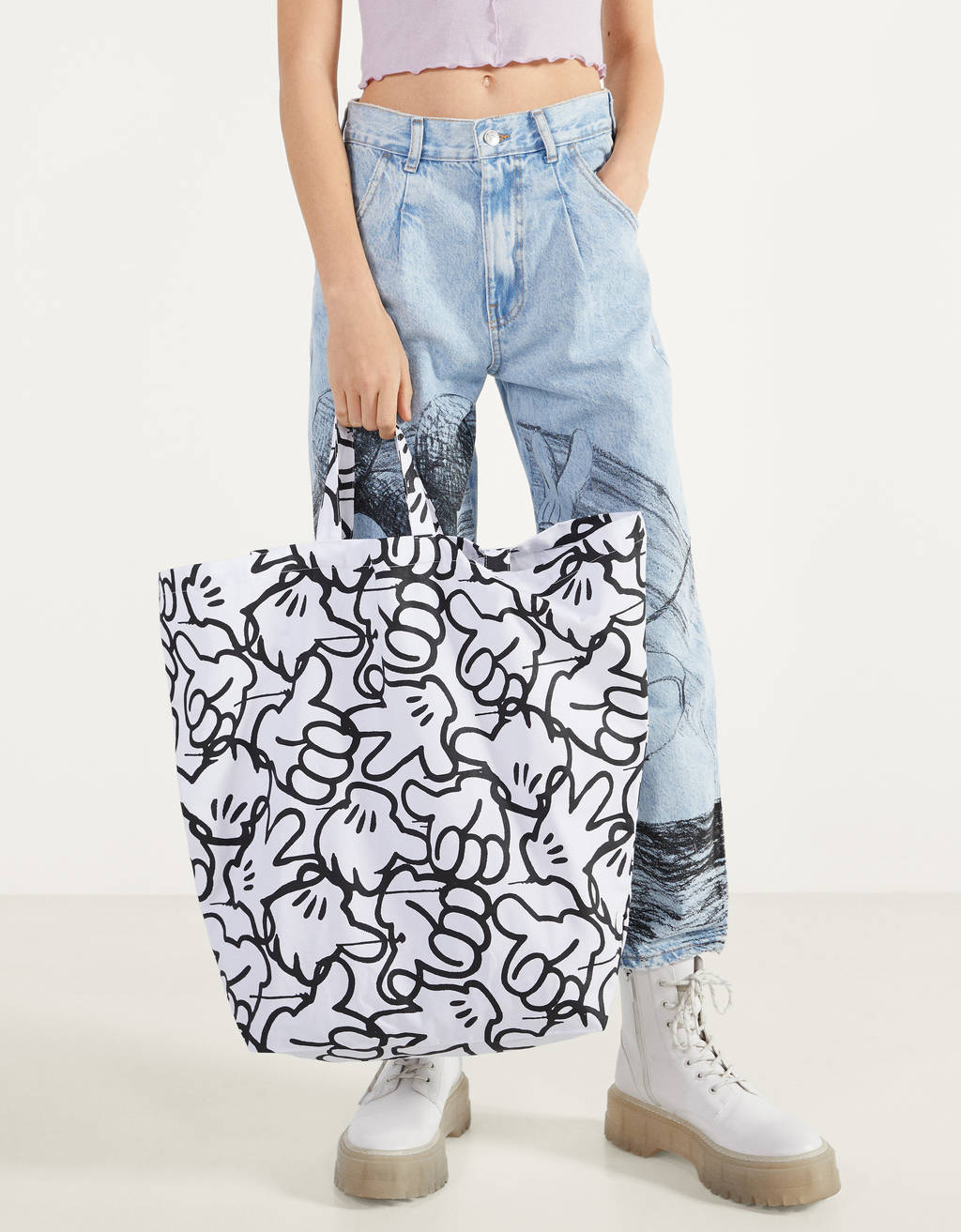 Bolso shopper “Mickey gets arty” » Michollo.com