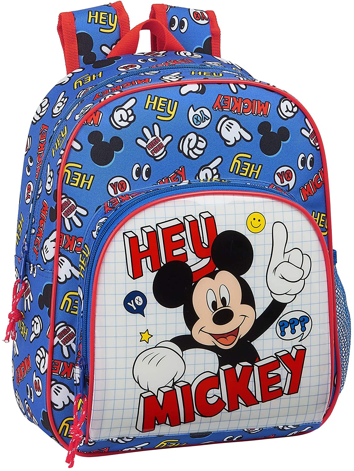 Borsa Safta 40 Cm Mickey Mouse Good Day – Multicolor, Qualità Spagnola, Certificata ISO 9001 - 3