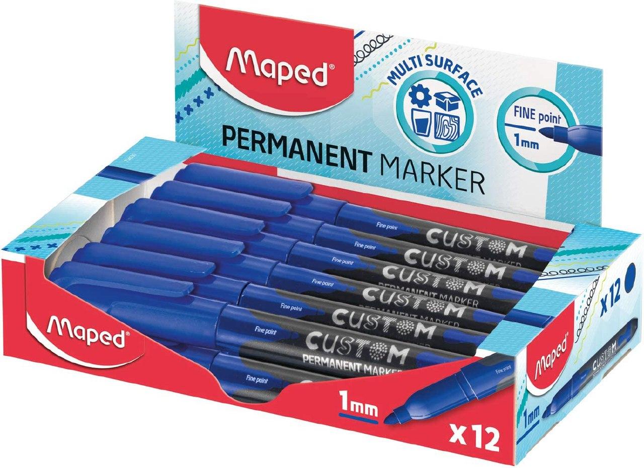 ROTULADOR ARTLINE MARCADOR PERMANENTE EK-70 AZUL PUNTA Redonda 15 Mm Papel Metal Y Cristal