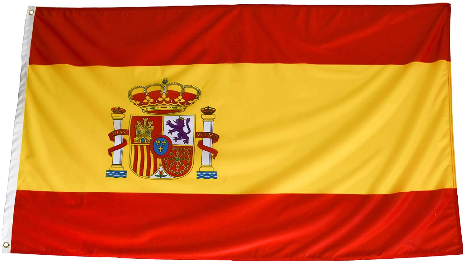 2x Bandera de España de tela