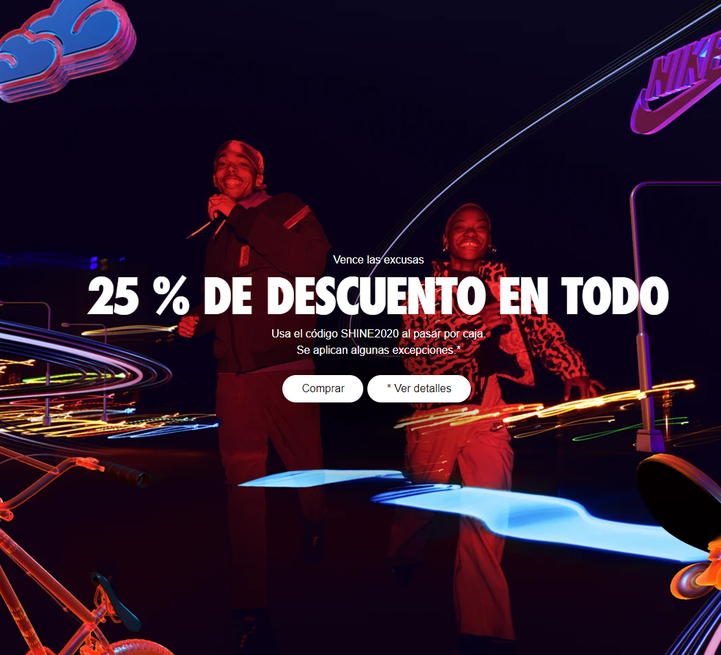 25% de descuento en toda la tienda Nike » Michollo.com