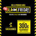 Paquetes vacacionales - Black Friday