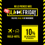 Vuelos más hotel - Black Friday