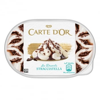 Helado de stracciatella Carte D'or 500 g.