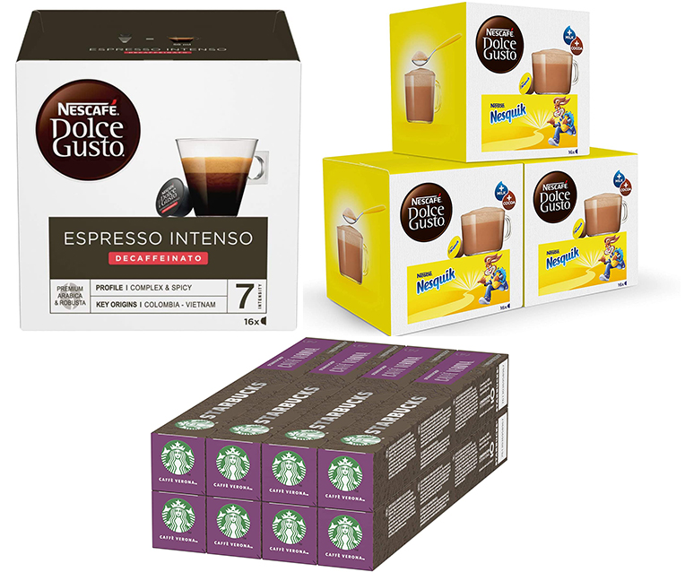 NESCAFE Dolce Gusto Pack Piccolo XS + 3x2 de espresso Preparación de  Bebidas Cafeteras Capsulas Pequ