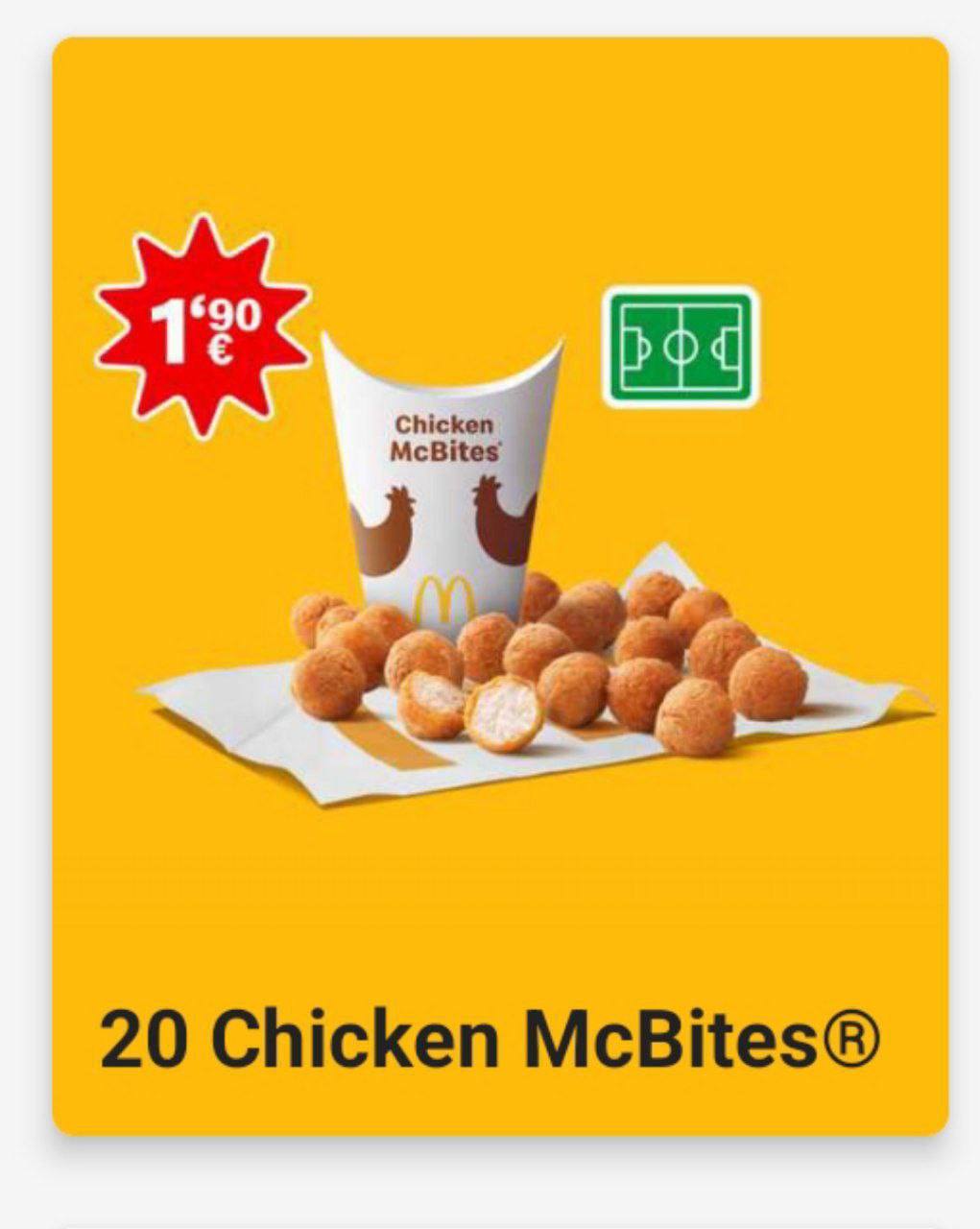 Chicken mcbites hotsell