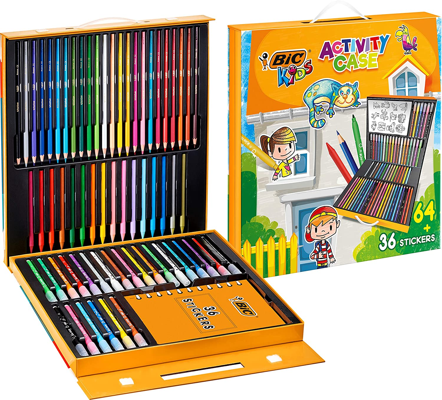 36 pinturas de colores PLASTIDECOR BIC Kids Ceras de Colores para