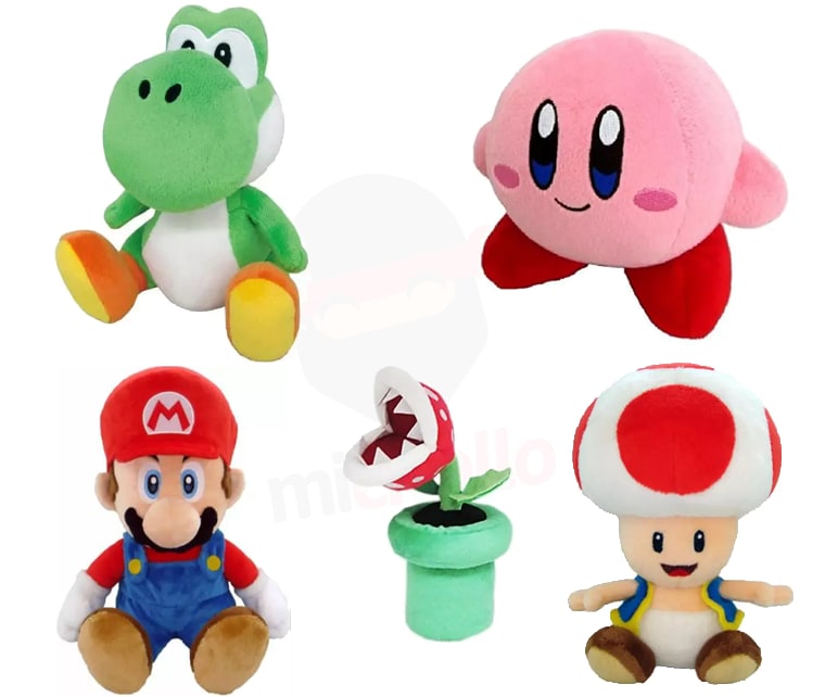 Lot De 9 Peluches Super Mario Kart Wii (2009) - Banpresto - Rare Coquillage Bleu - Occasion