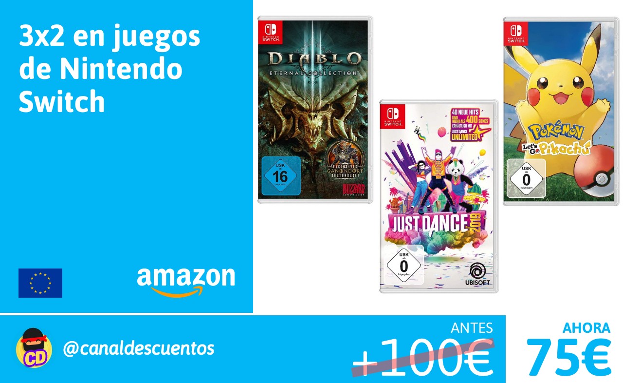 3x2 juegos switch amazon