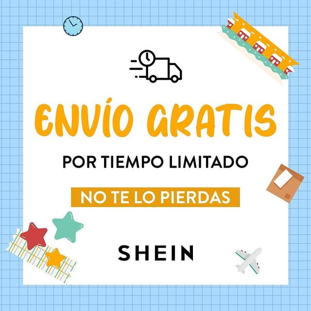 Gastos de envío gratis hasta el 1 de septiembre en Shein » Michollo.com