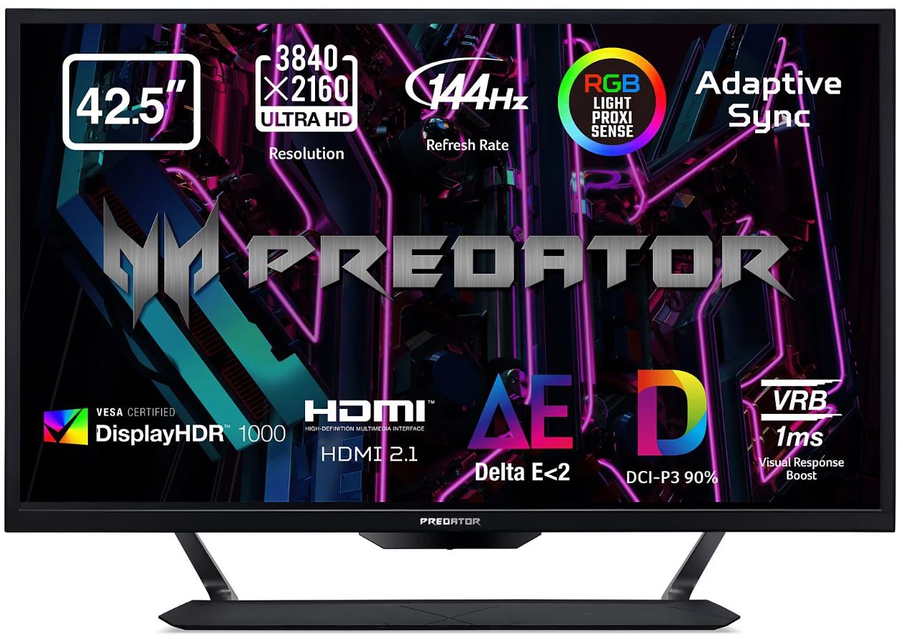 ACER PREDATOR CG7 CG437KS 42,5" 4K UHD NOIR - Achetez au meilleur prix