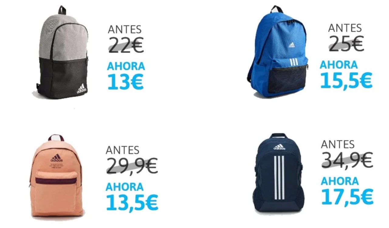Mochilas Adidas en oferta en Zalando Privé » Michollo.com