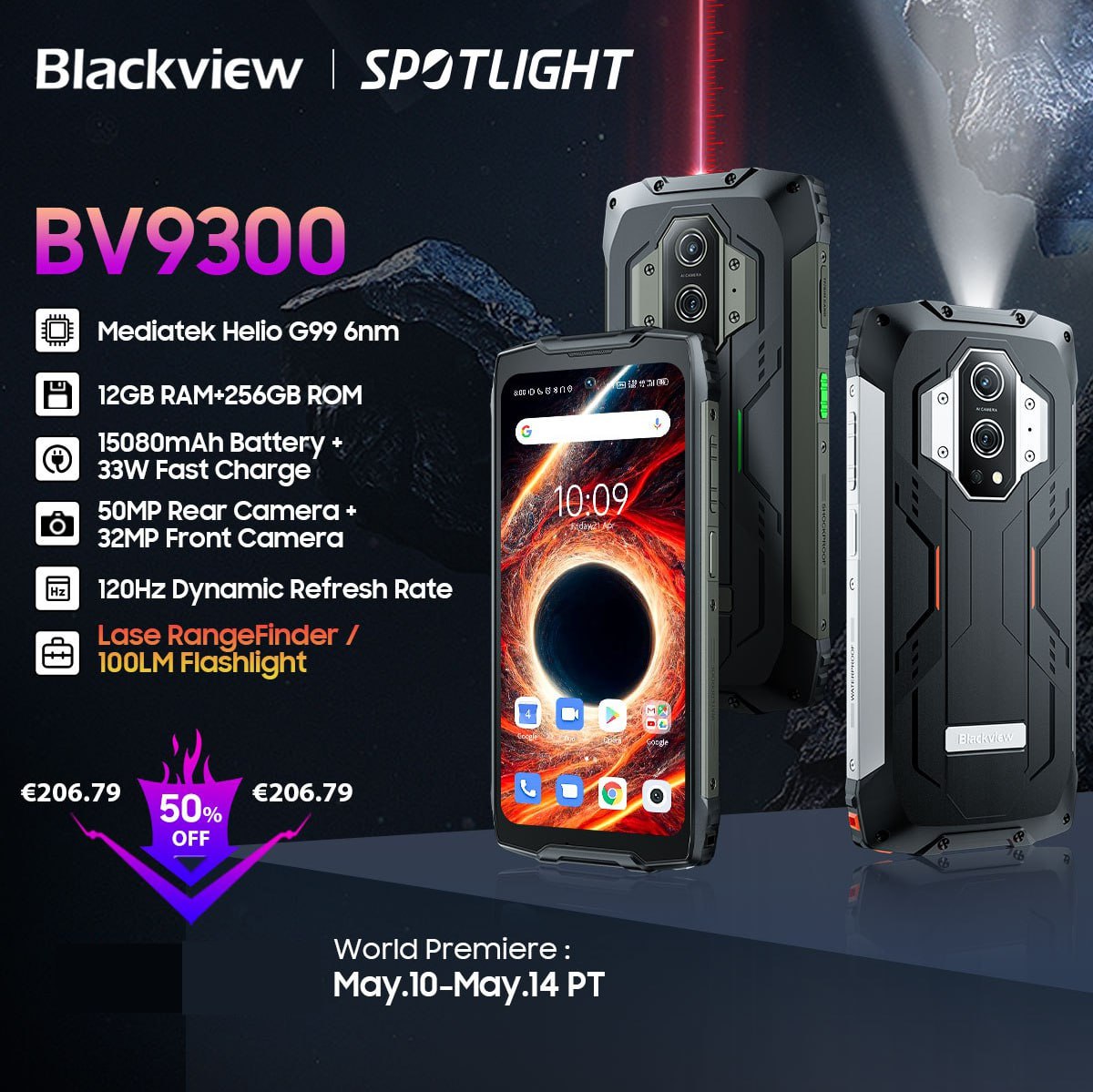 Blackview BV9300 G99 12GB, 256GB »