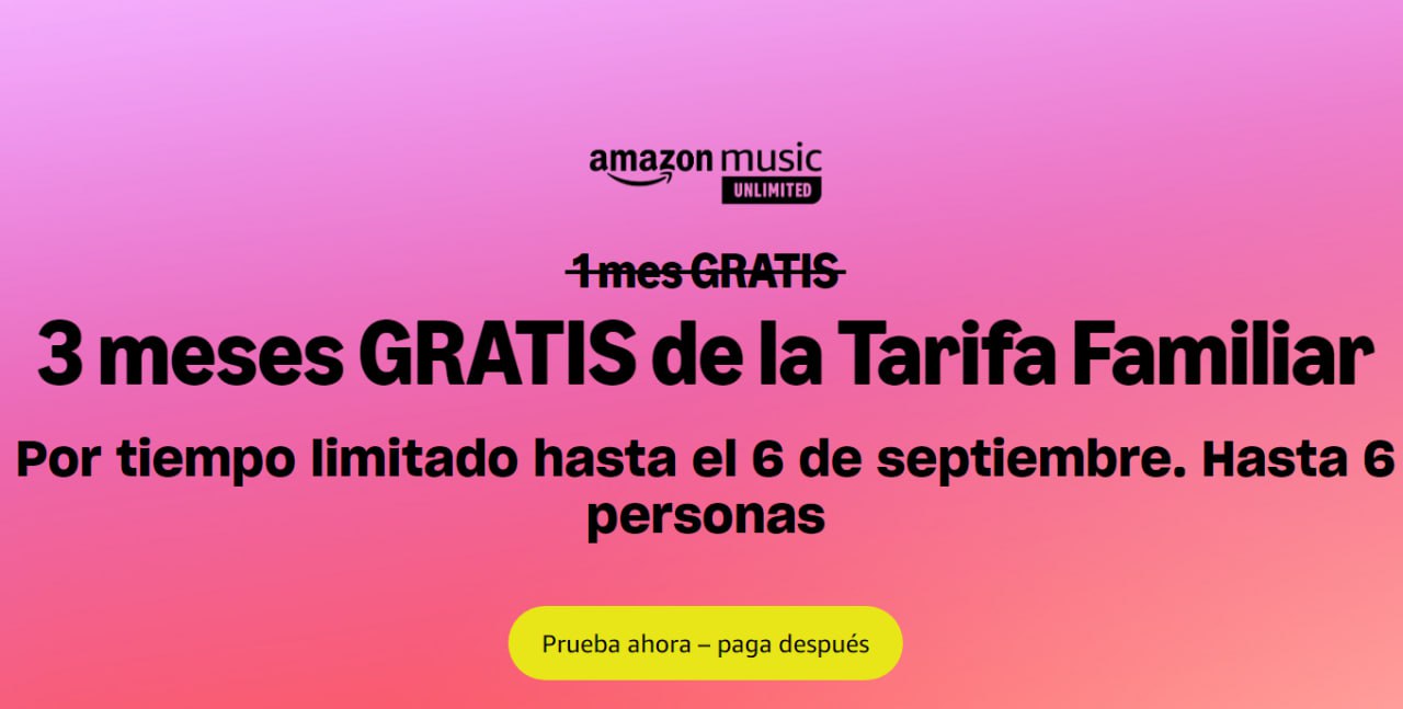 Amazon music unlimited 3 meses gratis deals