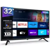 SmartTV TD Systems 32" HD Android 11 + Chromecast