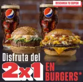 Disfruta del 2x1 en Burgers en Foster's Hollywood
