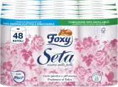 48 rollos Papel higiénico con pH Neutro Foxy Seda