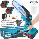 Mini Motosierra 6" + 2 baterías