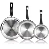 Set 3 sartenes Magefesa Essencial Inox 20 + 24 + 28cm