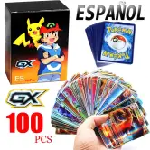 50 cartas  Pokémon GX VMAX V para niños 