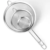 Colador de acero inoxidable de malla fina 