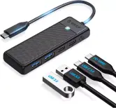 Hub 4 en 1 USB tipo C Orico Hub 4 en 1 USB tipo C Orico