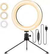 Anillo de Luz LED para Móvil con 3 Colores RGB