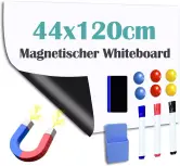Pizarra blanca magnética 44 cm x 120 cm Pizarra blanca magnética 44 cm x 120 cm