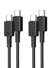2 cables USB C a USB C 100W 2 cables USB C a USB C 100W
