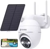 Cámara Vigilancia WiFi Exterior Solar 2K 360° Cámara Vigilancia WiFi Exterior Solar 2K 360°