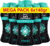 6 x 140g Perlas Suavizante Lenor UNstoppables Fragancia Fresca 6 x 140g Perlas Suavizante Lenor UNstoppables Fragancia Fresca