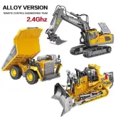 Bulldozer Volquete o Excavadora RC para niños