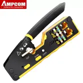 Crimpadora Ampcom para Cat6 y otros conectores