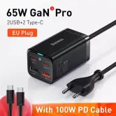 Cargador Multiusos Baseus PD 65W + Cable USB 100W