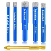 Juego de 6 brocas de diamante Surfou Juego de 6 brocas de diamante Surfou