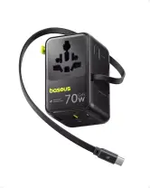 Adaptador de viaje Baseus 70W Adaptador de viaje Baseus 70W