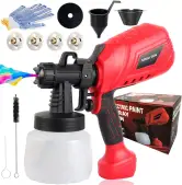 Pistola de pintura 700W con 1200ml Pistola de pintura 700W con 1200ml