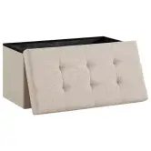 Puff plegable con almacenamiento