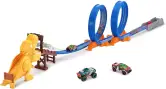 Pista con Looping Ataque del T-Rex METAL MACHINES Pista con Looping Ataque del T-Rex METAL MACHINES
